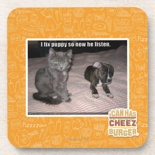 Ik repareer puppy drankjes onderzetter