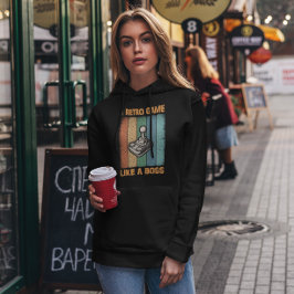 Ik retro spel als een baas - Video Game Hoodie