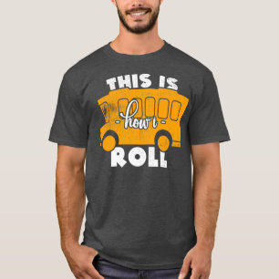 Ik rij dus met pensioen voor buschauffeurs t-shirt