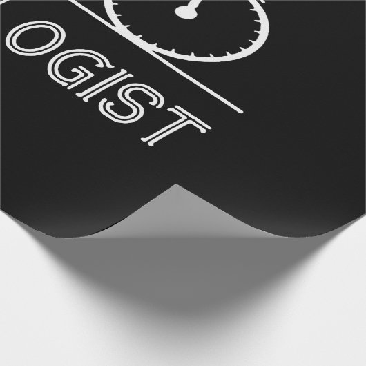 Ik rijd altijd 's ochtends een fietser naar gezond cadeaupapier (Hoek)