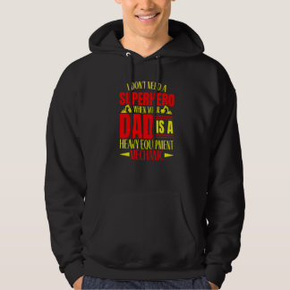 Ik rijd in mijn graafmachine bouwvakker voertuig hoodie