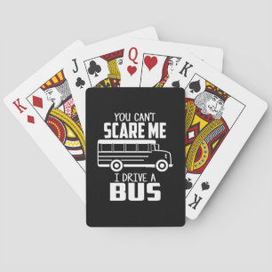 Ik rijd met een bus pokerkaarten