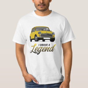 Ik rijd met een legende - Austin Mini, Austin Seve T-shirt