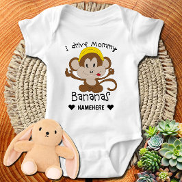 Ik rijd met mama Bananas Romper
