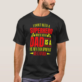 Ik rijd mijn graafmachine bouwvakker voertuig t-shirt