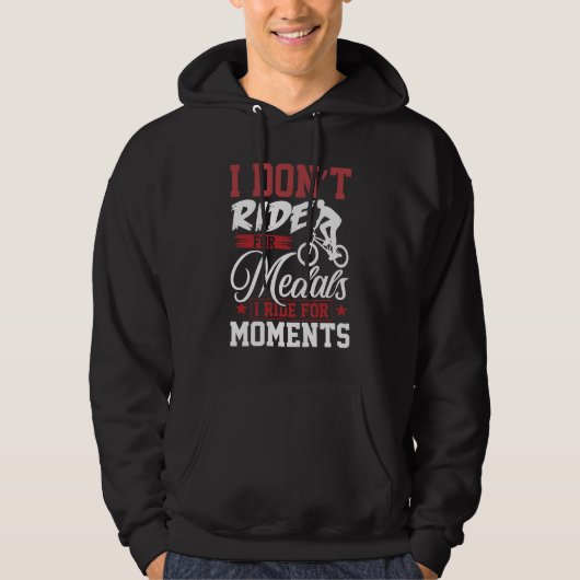 Ik Rijd Niet met Witte Fietsen Hoodie (Voorkant)