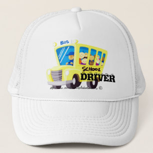 "Ik rijd op school" Trucker Pet