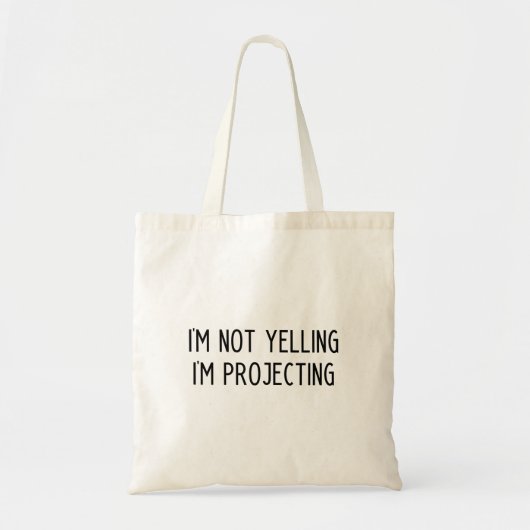Ik roep niet om canvas tas te projecteren (Voorkant)