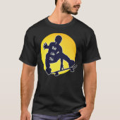 Ik rol als deze skateboarder t-shirt (Voorkant)