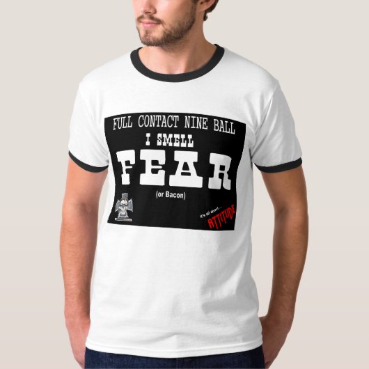 Ik ruik angst t-shirt (Voorkant)