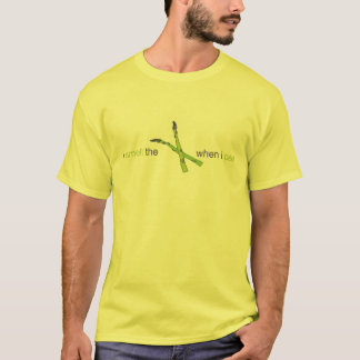 Ik ruik de asperges t-shirt