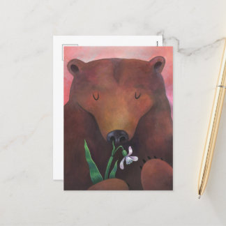 Ik ruik de lente feestdagenkaart