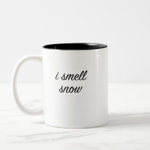 Ik ruik de Mok van sneeuwkoffie