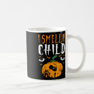 Ik ruik een kind Halloween pompoen zwangerschap An Koffiemok