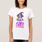 Ik ruik kinderen Beagle Witch T-shirt (Voorkant)