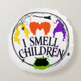 Ik ruik kinderen met drie heksen rond kussen