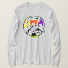 Ik ruik kinderen met drie heksen t-shirt