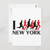 IK RUN NIEUW YORK BRIEFKAART (Voorkant / Achterkant)