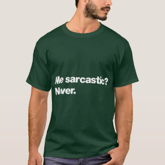 Ik sarcastisch Nooit vintage T-shirt