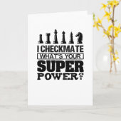 Ik schaakmat je kaart (Gele Bloem)