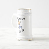 Ik schaats - de Schaatser van de Rol van het Bierpul (Voorkant links)