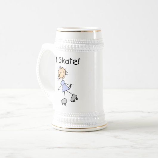 Ik schaats - de Schaatser van de Rol van het Bierpul (Voorkant links)