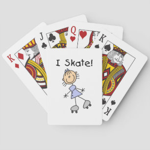 Ik Schaats - Meisje Roller Skater Speelkaarten