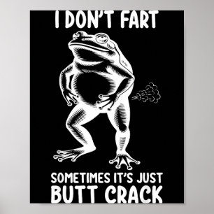 Ik scheet niet soms is het gewoon een grap met een poster