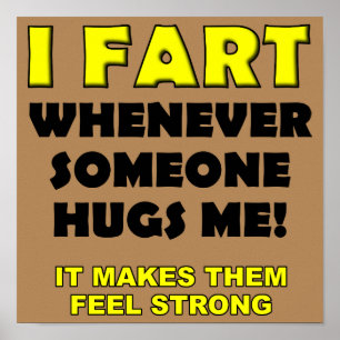 Ik Scheid Gassen Voor Knuffels Grappige Poster Bor