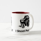 Ik schep mensen Fotografe Mok (Voorkant rechts)