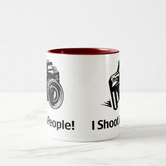 Ik schep mensen Fotografe Mok (Center)