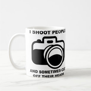 Ik Schiet Mensen Grappig Fotografie Fotograaf Mok
