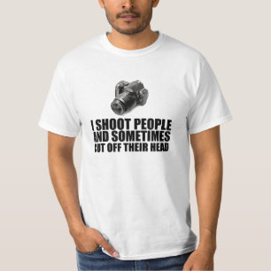 Ik schiet mensen neer en hak soms hun hoofd af t-shirt
