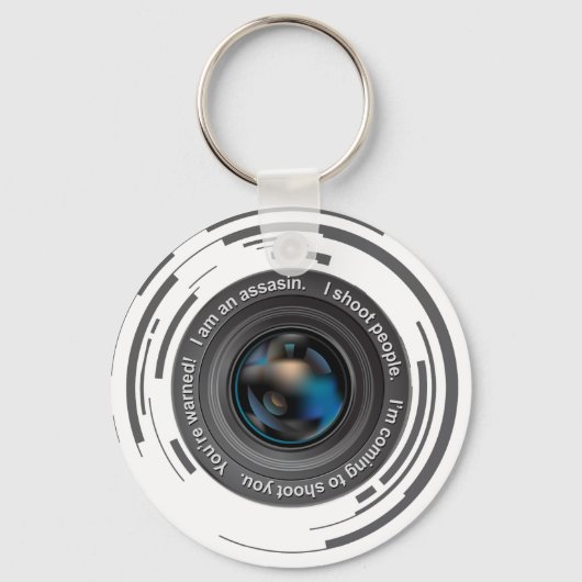 Ik schiet mensen neer sleutelhanger (Voorkant)