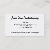 ik schiet mensen neer visitekaartje (Achterkant)