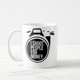 Ik Schiet Mensen Voor Geld T-shirts Fotografie Cam Koffiemok