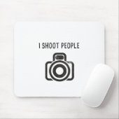 Ik schiet op mensen - camera muismat (Met muis)