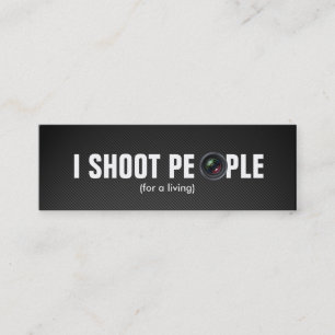 Ik schiet op mensen - Professionele fotograaf Mini Visitekaartje