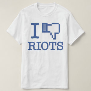 IK SCHIJF RIOTS T-SHIRT