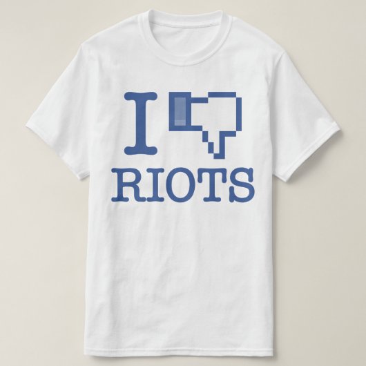 IK SCHIJF RIOTS T-SHIRT (Design voorkant)