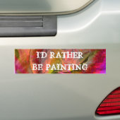 Ik schilder liever bumpersticker (Op auto)