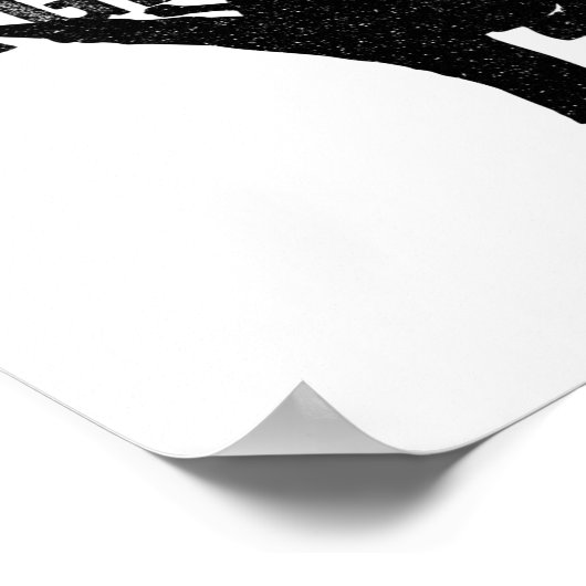 Ik schop als een meisje-karate kickboksmeisje poster (Hoek)