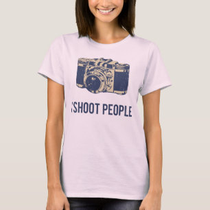 Ik schotel de Fotografie van Mensen T-shirt