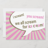 Ik schreeuw! Je schreeuwt! we schreeuwen allemaal  Kaart (Voorkant)