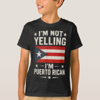 Ik schreeuw niet - Puerto Ricaanse grappige quote