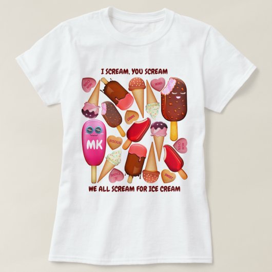 Ik schreeuw u voor de gek. We schreeuwen allemaal  T-shirt (Design voorkant)