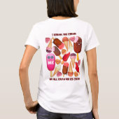 Ik schreeuw u voor de gek. We schreeuwen allemaal  T-shirt (Achterkant)