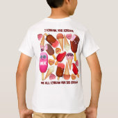 Ik schreeuw u voor de gek. We schreeuwen allemaal  T-shirt (Achterkant)