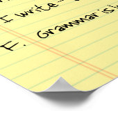 Ik schrijf... Daarom? Poster (Hoek)