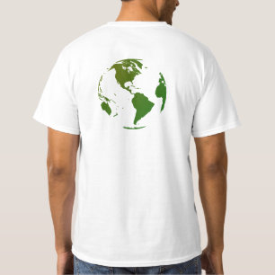 Ik schrijf om het wereldt-shirt te veranderen t-shirt